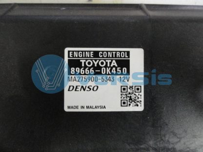 Denso 89666-0K425 / MA275900-5343